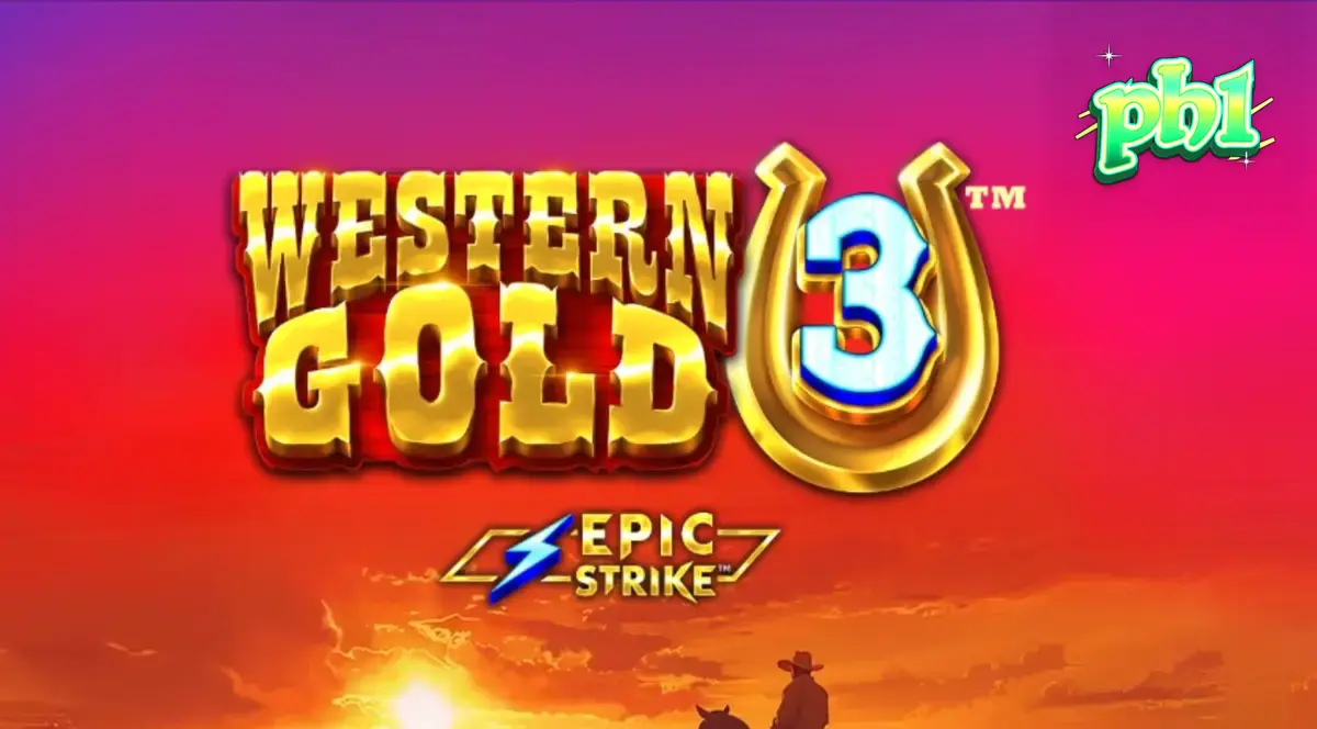 Western Gold 3 slot gameplay interface na may temang Wild West